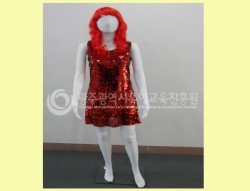 2행사-스팽글 원피스 (레드) 사진