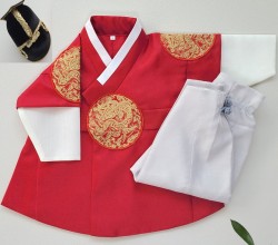 5전통-혼례복(남, 만3세), 익선관 사진
